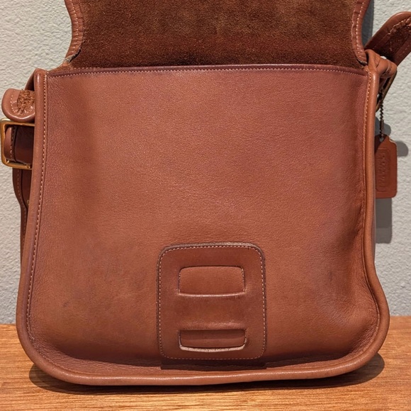 Vintage Coach Bonnie Cashin Large Courier Pouch in British Tan - Style 8920 - Picture 11 of 15